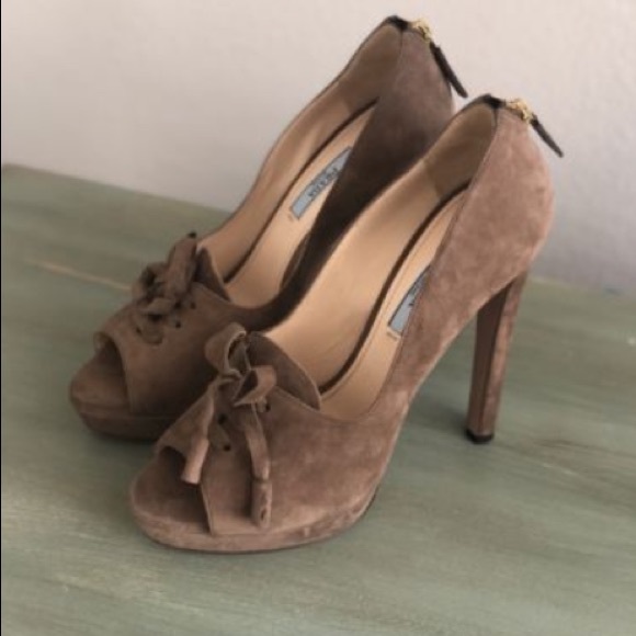Prada Suede Heels - Picture 2 of 4